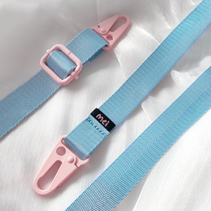 Classic Clear Case + Baby Blue Strap