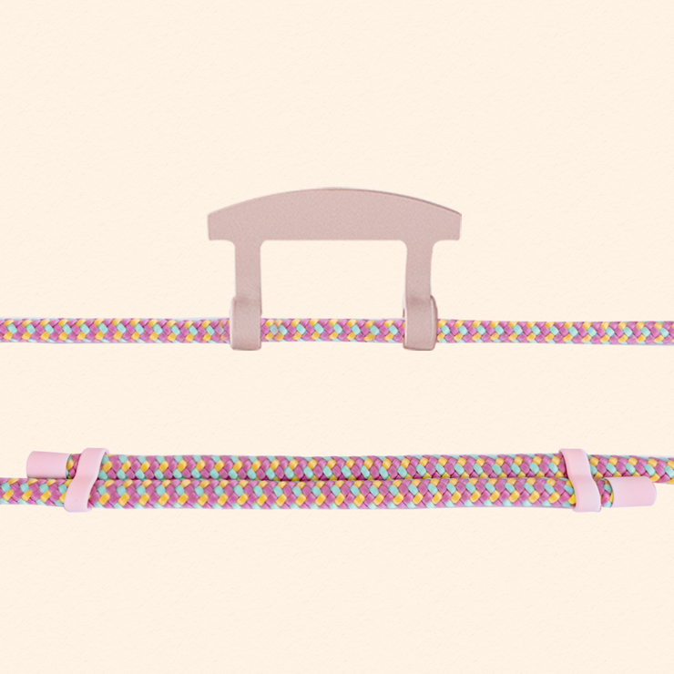 Pink Gum Rope Pink Hook + Bubble Gum Rope – Mei