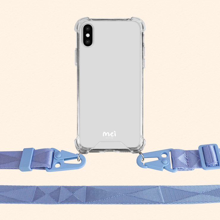 Classic Clear Case + Lilac Purple Strap