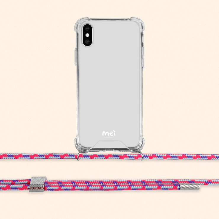 Classic Clear Case + Sour Candy Detachable Rope