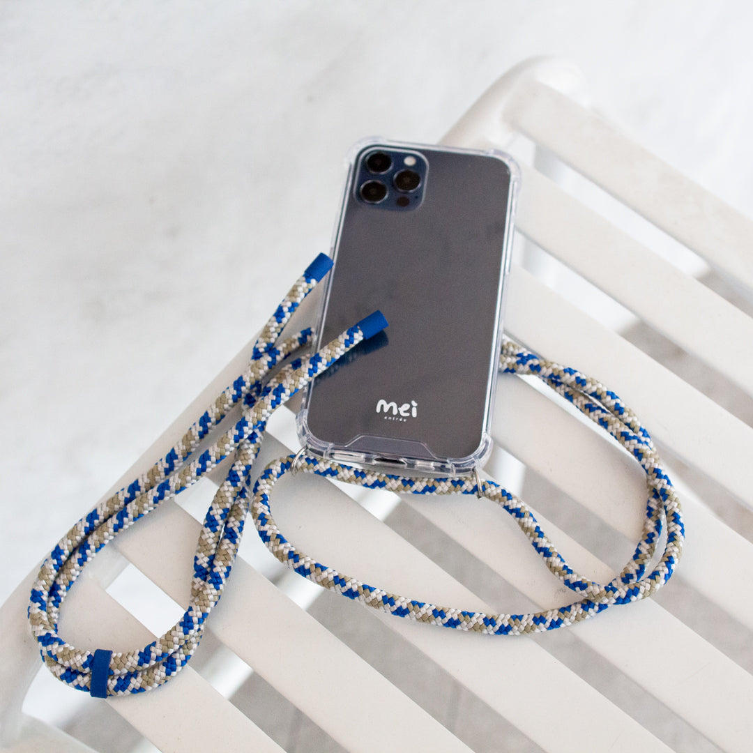 Classic Clear Case + Arctic Blue Rope – Mei