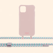 Pink Matte Case + Cotton Candy Rope