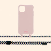 Pink Matte Case + Houndstooth Strap